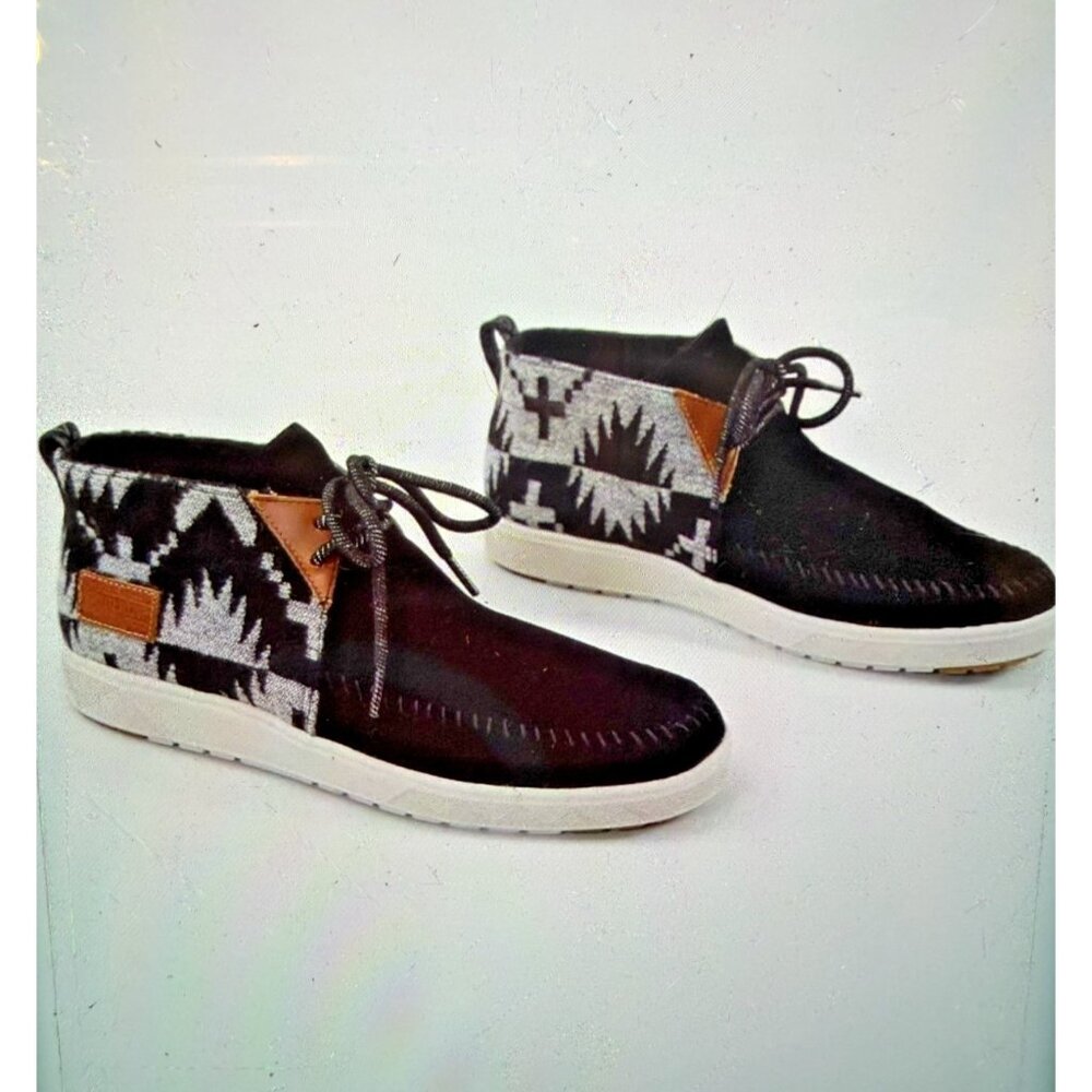 Pendleton La Brea Mid Suede Wool Shoes Spider Rock Men’s Sz 11 Vibram Outsole